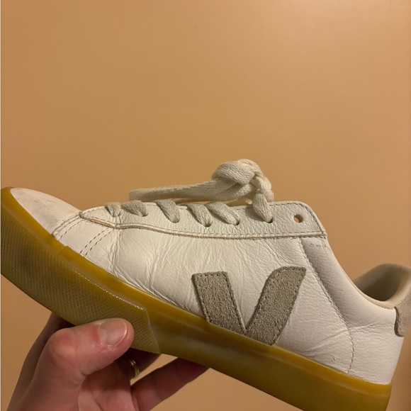 Veja Campo Sneakers in White/Natural - Picture 10 of 12